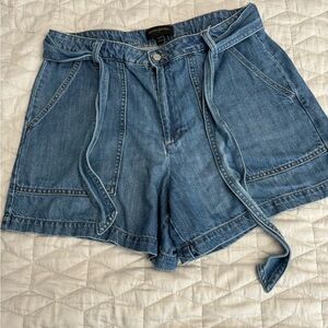 Banana Republic Jean shorts with belt size 14/ 32 waist
